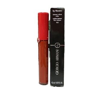Giorgio Armani Lip Maestro Liquid Lipstick 405 Sultan Red Full 6.5m / .22 oz NIB